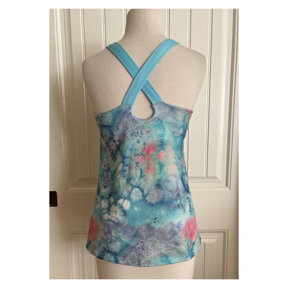 Champion Tie Dye Sports Top with Built in Bra - Picture 2 of 11